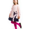 Denokids Kleid - Rosa - Basic Kinder Kleider 3893223
