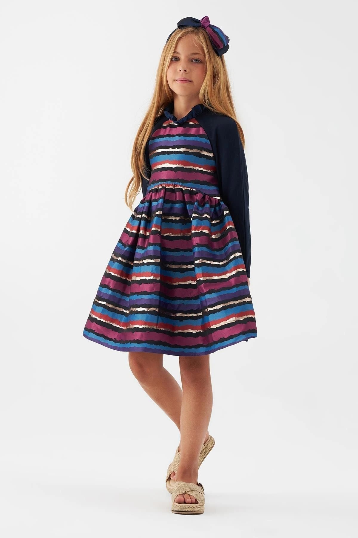 Lia Lea Kleid - Mehrfarbig - Basic Kinder Kleider 356170550 3 Lia Lea Kleid - Mehrfarbig - Basic Kinder Kleider 356170550