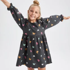 Defacto Kleid - Schwarz - A-Linie Kinder Kleider 333427076 -Deutschland Lady Echt Verkaufs-Shop 1 org zoom 1132