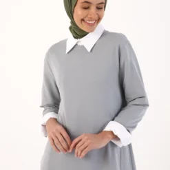 ALLDAY Kleid - Grau - A-Linie