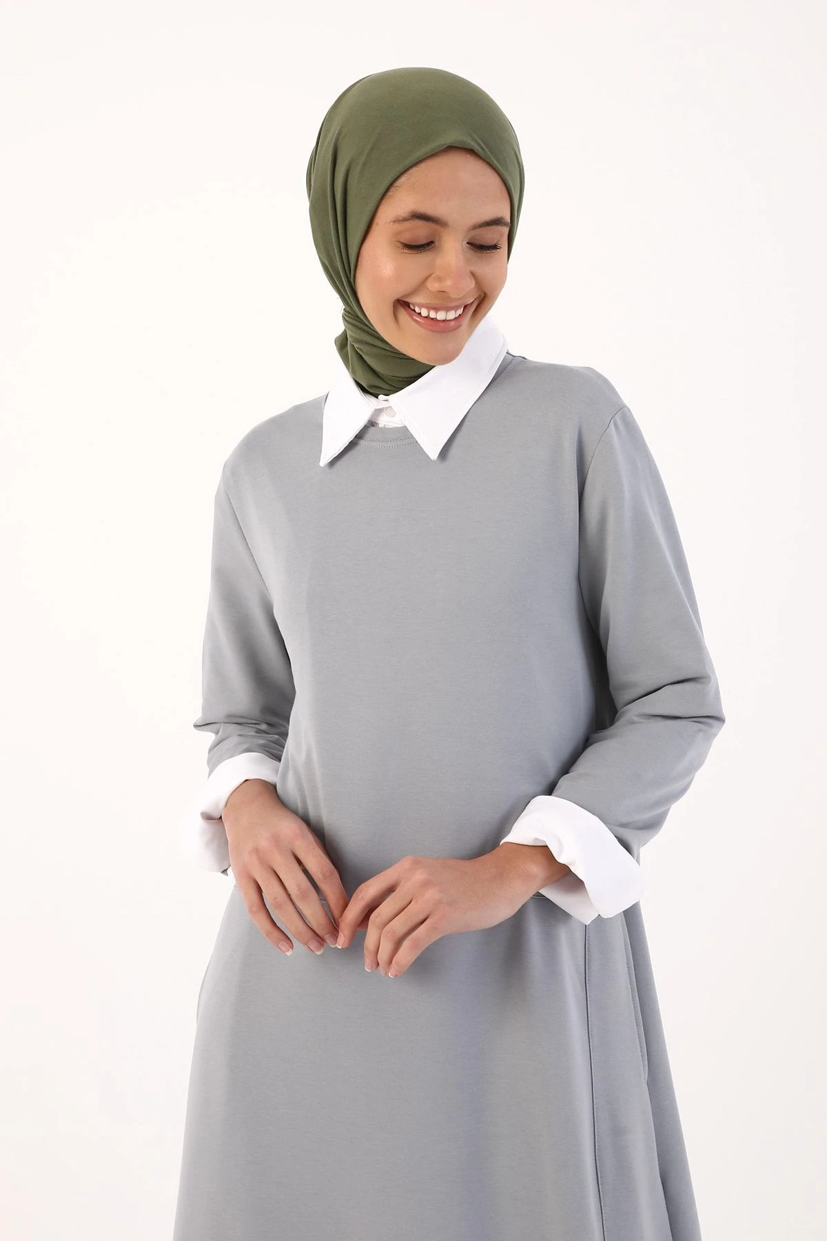 ALLDAY Kleid - Grau - A-Linie 3 ALLDAY Kleid - Grau - A-Linie