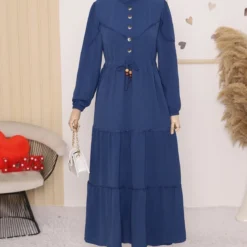 Modamorfo Kleid - Blau - A-Linie Damen Bekleidung 305214643 -Deutschland Lady Echt Verkaufs-Shop 1 org zoom 141