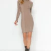 Trendyol Collection Kleid - Beige - Bodycon Damen Kleider 701850024