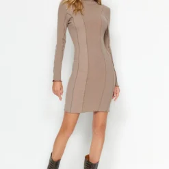 Trendyol Collection Kleid - Beige - Bodycon Damen Kleider 701850024 -Deutschland Lady Echt Verkaufs-Shop 1 org zoom 168