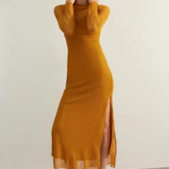 Trendyol Collection Kleid - Gelb - Bodycon Damen Kleider 737611355 -Deutschland Lady Echt Verkaufs-Shop 1 org zoom 202