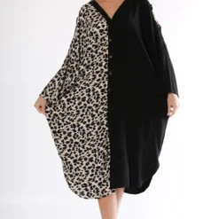 Chiccy Große Größen In Kleid - Schwarz - A-Linie Damen Kleider 645204119