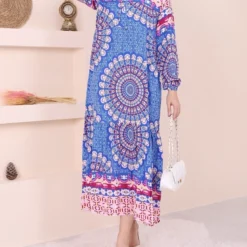 Modamorfo Kleid - Blau - A-Linie Damen Bekleidung 681518696 7 Modamorfo Kleid - Blau - A-Linie Damen Bekleidung 681518696 -Deutschland Lady Echt Verkaufs-Shop 1 org zoom 245