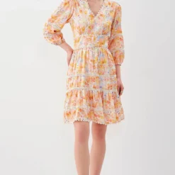 Vitrin Kleid - Orange - A-Linie