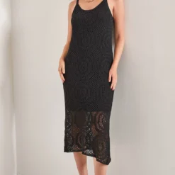 Bianco Lucci Kleid - Schwarz - A-Linie Damen Kleider 745945106