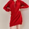 Bianco Lucci Kleid - Rot - A-Linie Damen Kleider 665061067 -Deutschland Lady Echt Verkaufs-Shop 1 org zoom 256