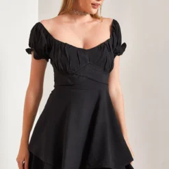 Bianco Lucci Kleid - Schwarz - A-Linie Damen Kleider 739064837