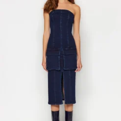 Trendyol Collection Kleid - Dunkelblau - Bodycon -Deutschland Lady Echt Verkaufs-Shop 1 org zoom 309