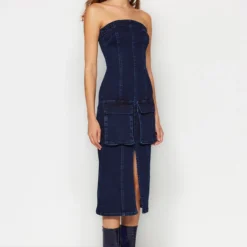 Trendyol Collection Kleid - Dunkelblau - Bodycon -Deutschland Lady Echt Verkaufs-Shop 1 org zoom 310