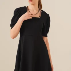 Bigdart Kleid - Schwarz - A-Linie Damen Kleider 319215999