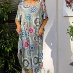 Chiccy Kleid - Khaki - A-Linie Damen Kleider 752145841 -Deutschland Lady Echt Verkaufs-Shop 1 org zoom 363