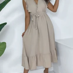 Modamorfo Kleid - Braun - A-Linie Damen Bekleidung 687195196 -Deutschland Lady Echt Verkaufs-Shop 1 org zoom 370