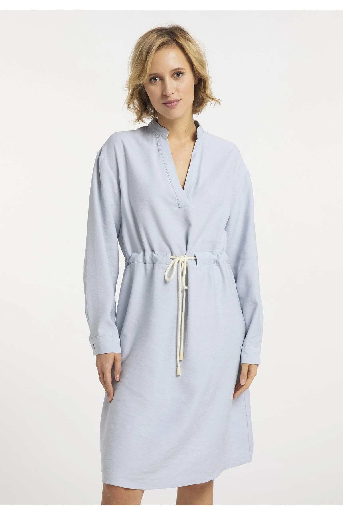 USHA Kleid - Blau - Basic Damen Kleider 741904718 3 USHA Kleid - Blau - Basic Damen Kleider 741904718