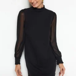 Trendyol Collection Kleid - Schwarz - Shift Damen Kleider 727764574 -Deutschland Lady Echt Verkaufs-Shop 1 org zoom 440