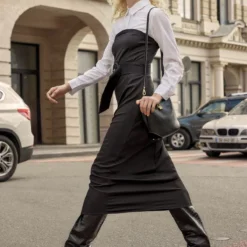 TRENDYOL MODEST Kleid - Schwarz - A-Linie Damen Kleider 730894784 -Deutschland Lady Echt Verkaufs-Shop 1 org zoom 489