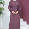 Tesettür Dünyası Kleid - Rosa - A-Linie Damen Kleider 734901549