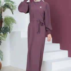 Tesettür Dünyası Kleid - Rosa - A-Linie Damen Kleider 734901549 -Deutschland Lady Echt Verkaufs-Shop 1 org zoom 511