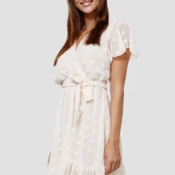 RAYSHYNE Kleid - Beige - Wickelschnitt Damen Bekleidung 760373744 -Deutschland Lady Echt Verkaufs-Shop 1 org zoom 516