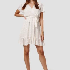 RAYSHYNE Kleid - Beige - Wickelschnitt Damen Bekleidung 760373744 -Deutschland Lady Echt Verkaufs-Shop 1 org zoom 517