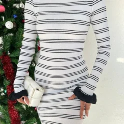 Modamorfo Kleid - Weiß - A-Linie -Deutschland Lady Echt Verkaufs-Shop 1 org zoom 521