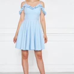 Bayansepeti Kleid - Blau - A-Linie Damen Bekleidung 742318087