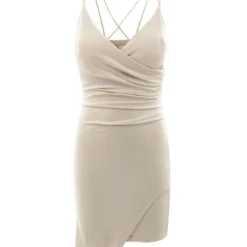 AIKI KEYLOOK Kleid - Beige - Asymmetrisch Damen Kleider 731943625