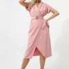 Lafaba Kleid - Rosa - Blazerkleid Damen Kleider 695960862