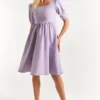 Armonika Kleid - Lila - A-Linie Damen Kleider 686057159 -Deutschland Lady Echt Verkaufs-Shop 1 org zoom 586