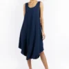 RISA Kleid - Blau - Basic Damen Kleider 653370019