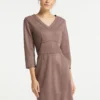 Dreimaster Kleid - Braun - Basic Damen Kleider 725988041 -Deutschland Lady Echt Verkaufs-Shop 1 org zoom 622