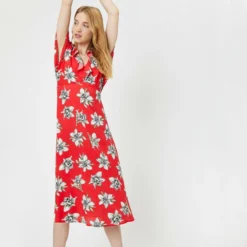 Koton Kleid - Rot - A-Linie Damen Kleider 5923627 -Deutschland Lady Echt Verkaufs-Shop 1 org zoom 650