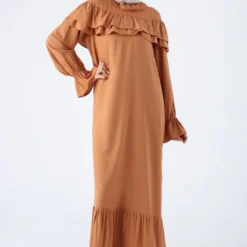 ALLDAY Kleid - Braun - A-Linie Damen Kleider 679645337