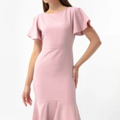 Lafaba Kleid - Rosa - Gerüschter Saum Damen Kleider 755425073 -Deutschland Lady Echt Verkaufs-Shop 1 org zoom 662
