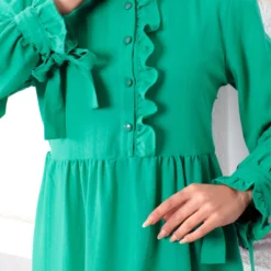 Tesettür Dünyası Kleid - Grün - A-Linie Damen Kleider 472281218 -Deutschland Lady Echt Verkaufs-Shop 1 org zoom 667