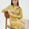 Koton Kleid - Gelb - Blusenkleid Damen Kleider 706497459 -Deutschland Lady Echt Verkaufs-Shop 1 org zoom 670