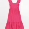 LC Waikiki Kleid - Rosa - A-Linie Damen Kleider 681193344 -Deutschland Lady Echt Verkaufs-Shop 1 org zoom 671