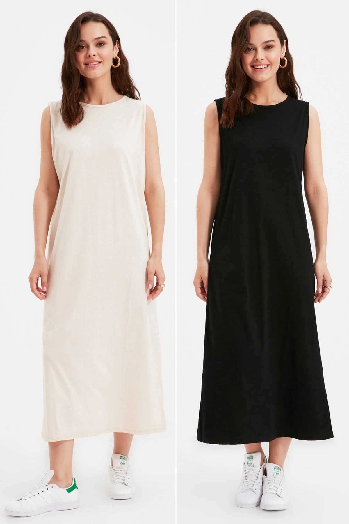 TRENDYOL MODEST Kleid - Schwarz - Basic Damen Modest Fashion Kleider 128035076