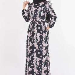 Modamihram Kleid - Schwarz - A-Linie Bekleidung Bekleidung 681176798