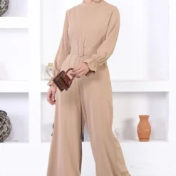 Modamihram Kleid - Braun - A-Linie Bekleidung Bekleidung 684176606