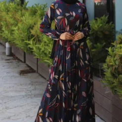 Modamihram Kleid - Blau - A-Linie Bekleidung Bekleidung 315902238