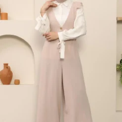 Modamihram Kleid - Beige - A-Linie Bekleidung Bekleidung 678523585