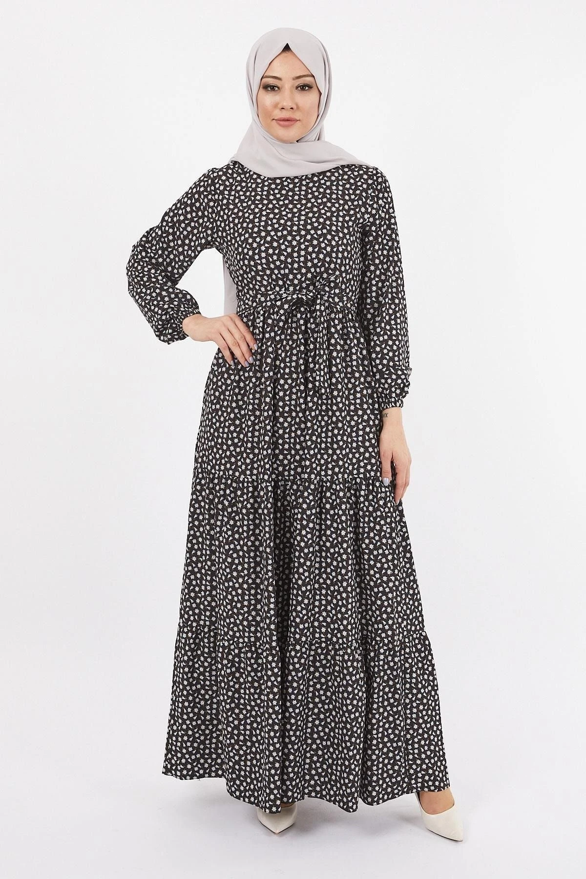 Modamihram Kleid - Weiß - A-Linie Bekleidung Bekleidung 681216182 3 Modamihram Kleid - Weiß - A-Linie Bekleidung Bekleidung 681216182