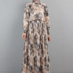 Modamihram Kleid - Braun - A-Linie Bekleidung Bekleidung 302900706