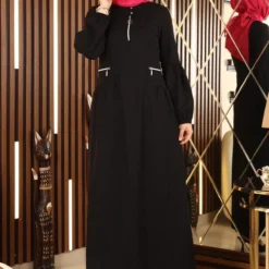 Modamihram Kleid - Schwarz - A-Linie Bekleidung Bekleidung 117326338