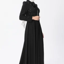 Modamihram Kleid - Schwarz - A-Linie Bekleidung Bekleidung 308290073