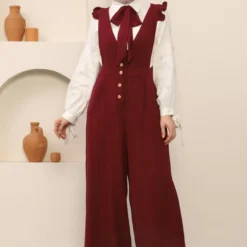 Modamihram Kleid - Bordeaux - A-Linie Bekleidung Bekleidung 678530591